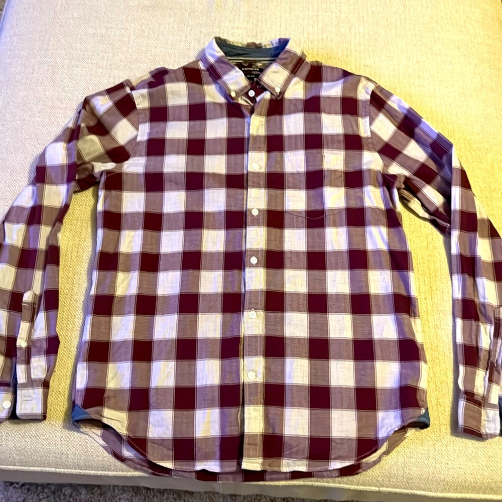 Men’s long sleeve button down